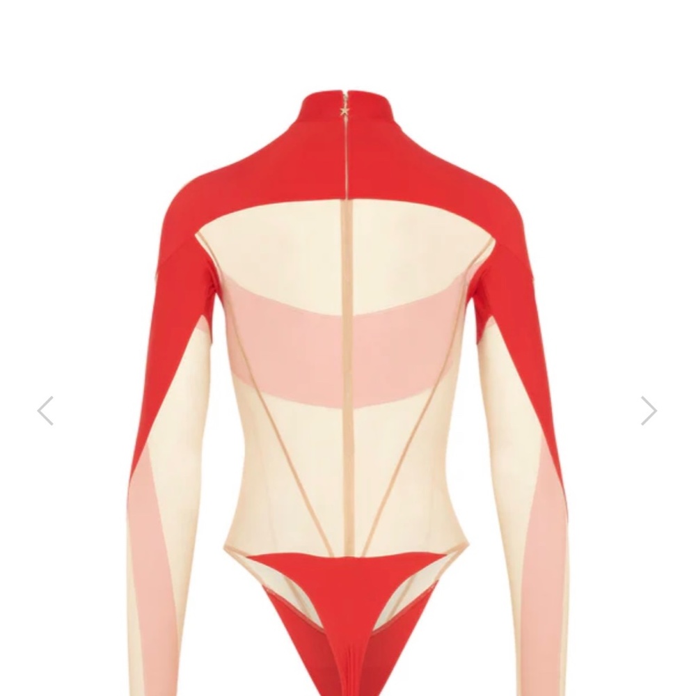 Mugler Illusion Neckline Bodysuit - Picture 5 of 6